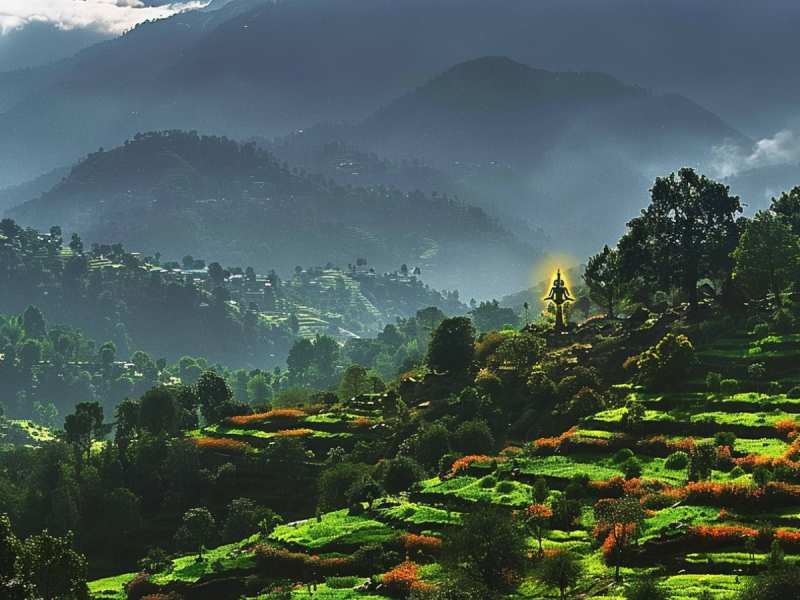 'भारत का स्विट्जरलैंड' है उत्तराखंड का ये इलाका, बर्फीली चोटियों में स्वर्ग सा नजारा