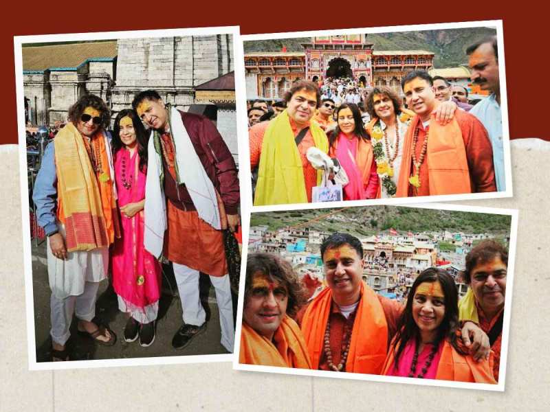 Sonu Nigam visits Kedarnath dham and badrinath with friends shares photos on facebook with note