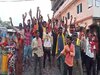 सफाई कर्मी हड़ताल पर