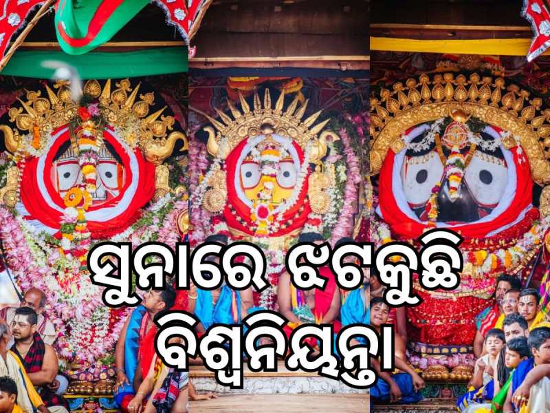 Sunabesa: ସୁନାବେଶରେ ଦର୍ଶନ ଦେଉଛନ୍ତି ମହାପ୍ରଭୁ