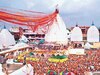 सावन के पहले ही दिन झारखंड के देवघर स्थित बाबाधाम में श्रद्धालुओं का सैलाब