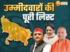 UP byelection 2024 all party candidate list