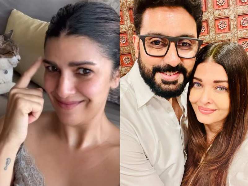 Abhishek Bachchan Aishwarya Divorce rumours affair with Nimrat kaur  jealousy post fire on internet | अभिषेक बच्चन संग अफेयर की खबरों के बीच  निमरत का 'जलन' वाला पोस्ट, कर गया आग में