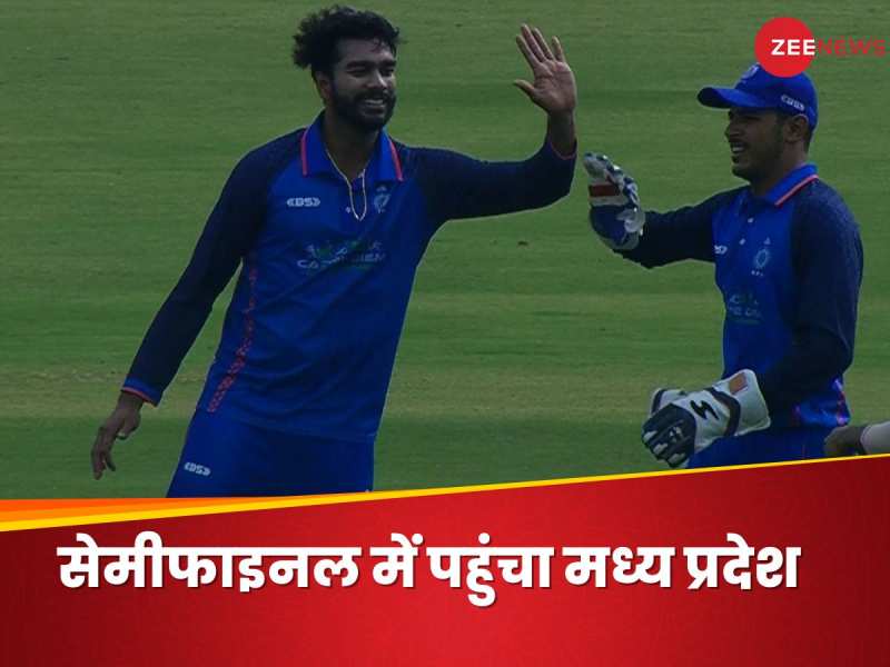 KKR के 23 करोड़ी प्लेयर का कमाल, सेमीफाइनल में पहुंचा मध्य प्रदेश, सौराष्ट्र बाहर