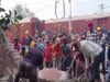 मुंगेर में मालगाड़ी का वैगन बेपटरी