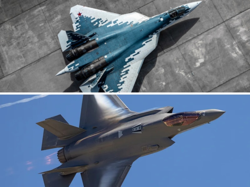 रूसी SU-57 और अमेरिकी F-35 में कौन ज्यादा खतरनाक, भारत के लिए कौनसा फाइटर जेट सस्ता?