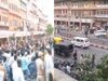 जयपुर में मुस्लिम प्रदर्शनकारियों पर पुलिस ने भांजे डंडे
