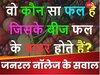 GK Quiz: कौन सा फल है जिसके बीज फल के बाहर होते हैं?