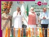 कार्यक्रम के दौरान पौधारोपण करती सीएम रेखा गुप्ता