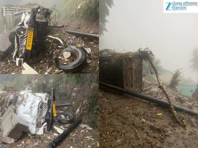 हिमाचल में भारी बारिश से भूस्खलन का कहर, शिमला में वाहन क्षतिग्रस्त; 7 दिन का अलर्ट