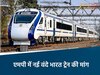 इंदौर से मुंबई के बीच वंदे भारत ट्रेन चलाने की मांग 