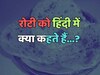 What is roti called in Hindi