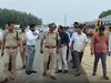 सीईटी से पहले यमुनानगर में निरीक्षण करते पुलिस अधिकारी
