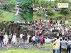 2 died one day ago at bheru ghat people again taking risk of life