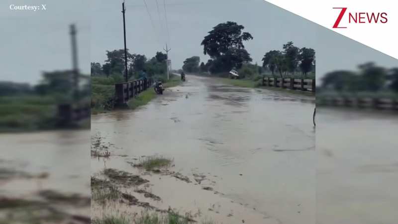 सड़क पर फिल्मी स्टाइल में आई स्कॉर्पियो, पानी में उछाल और फिर... देखिए हैरान कर देने वाला वीडियो! सड़क पर फिल्मी स्टाइल में आई स्कॉर्पियो, पानी में उछाल और फिर... देखिए हैरान कर देने वाला वीडियो!