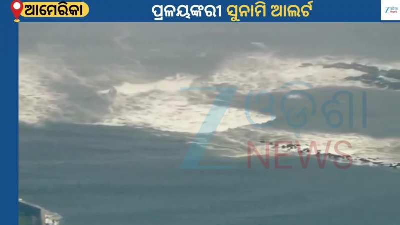 Tsunami Video: ଭୂକମ୍ପ ପରେ ଗର୍ଜିଲା ସମୁଦ୍ର...ଉଠିଲା ବଡ଼ ବଡ଼ ଢେଉ, ସୁନାମୀ ପାଇଁ ଆଲର୍ଟ ଜାରି