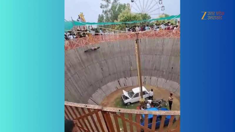 मौत के कुएं में 15 फीट की ऊंचाई से गिरा बाइक सवार, फिर भी फर्राटा भरती रही बाइक, सामने आया रोंगटे खड़ने करने वाला वीडियो