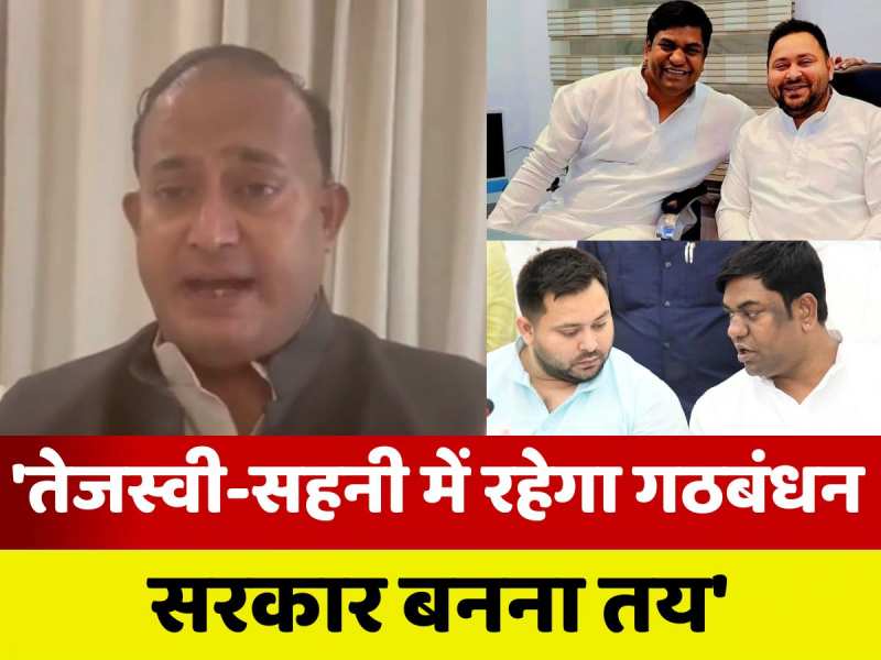 Bihar Politics: 'BJP ने हमारी पार्टी तोड़ी, तेजस्वी-सहनी गठबंधन की सरकार बनना तय', VIP प्रवक्ता देव ज्योति का बयान