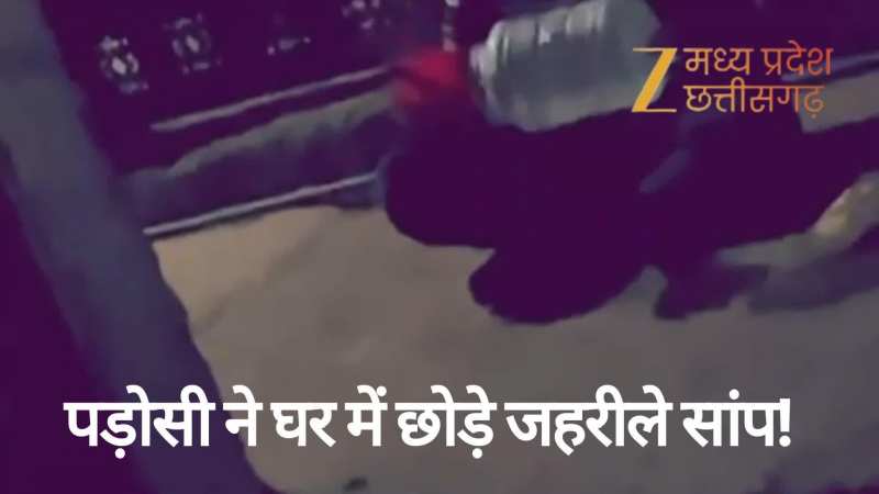 Vidisha Video: ये कैसा बदला? झगड़े के बाद पड़ोसी ने घर में छोड़े जहरीले सांप, देखें वीडियो