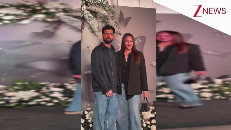 ट्विनिंग आउटफिट में नजर आए बॉलीवुड के लवली कपल Sonakshi Sinha और Zaheer Iqbal, देख फैंस ने बरसाया प्यार!