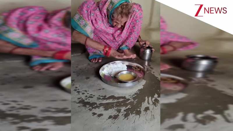 संस्कारों की ये आखिरी पीढ़ी है! बुजुर्ग दादी मां ने खाना खाने से पहले थाली को ऐसे किया प्रणाम, देख इमोशनल हुए यूजर्स