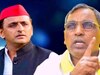 Om Prakash Rajbhar and Akhilesh Yadav 