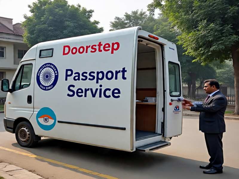 लाइन और इंतजार खत्म..अब मोबाइल वैन से घर-घर पहुंचा पासपोर्ट, गाजियाबाद में अनोखी पहल