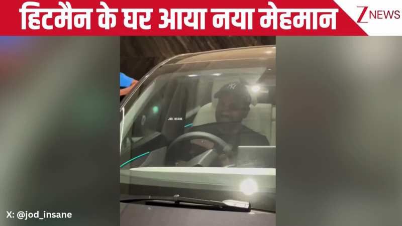 हिटमैन के गैराज में नया मेहमान! रोहित शर्मा ने अपने कलेक्शन में शामिल की हाई-टेक TESLA की धांसू कार, सामने आया पहला वीडियो