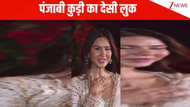 उफ्फ...ऑफ व्हाइट साड़ी में पंजाबी कुड़ी Sonam Bajwa ने गिराई हुस्न की बिजलियां, प्यारी सी स्माइल से छीना फैंस का चैन