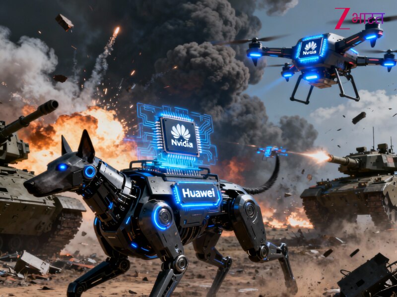 DeepSeek से रोबोट Dog और ड्रोन खुद करेंगे हमला! Nvidia और Huawei चिप्स से लैस 
