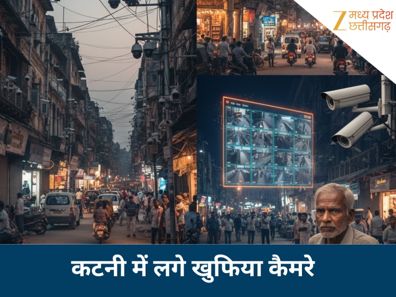 आपकी हर हरकतों पर तीसरी आंख की नजर, कटनी शहर में चप्पे-चप्पे पर लगाए गए खुफिया कैमरे