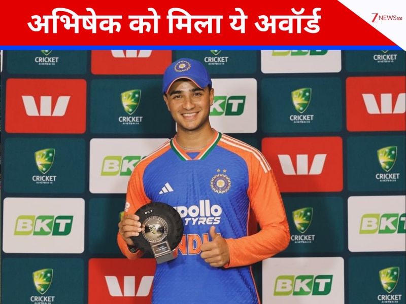 18 चौके.. 6 छक्के.. 163 रन! कंगारुओं में अभिषेक शर्मा ने फैलाई दहशत, जीता अवॉर्ड