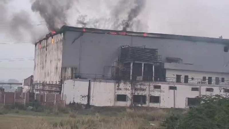 Video: कानपुर देहात में आग से मचा हड़कंप, आनंदेश्वर कोल्ड स्टोरेज में लगी भीषण आग