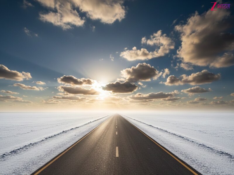 भारत के इस राज्य में है स्वर्ग की ओर जाने वाली सड़क, रेगिस्तान में दिखता है नजारा