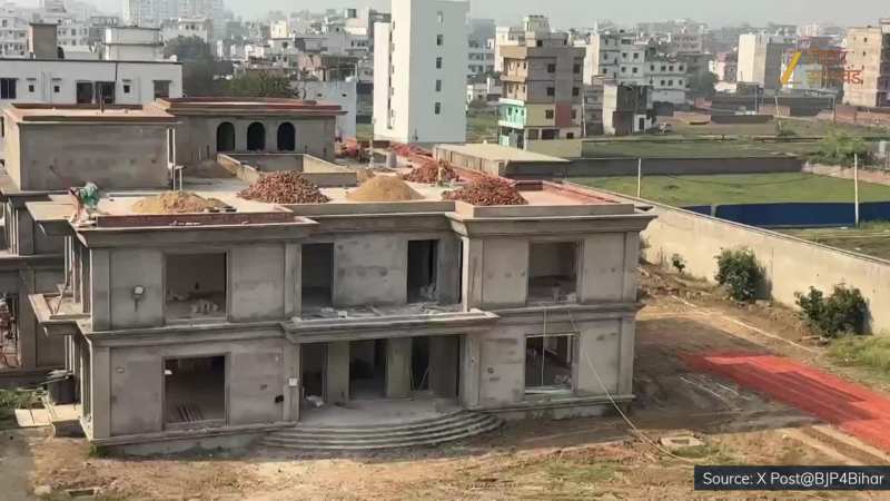 VIDEO: पटना में बन रहा लालू यादव का 'आलीशान महल', BJP ने घेरा