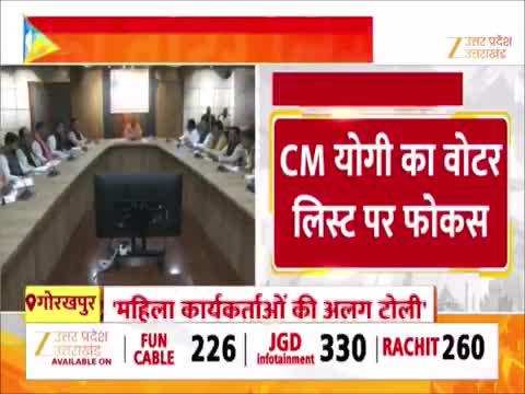 सीएम योगी ने SIR को लेकर भाजपा नेताओं और पार्षदों की ली मीटिंग,  प्रोसेस को जल्द पूरा कराने के दिये निर्देश