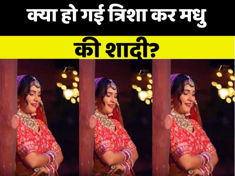 क्या हो गई त्रिशा कर मधु की शादी? वीडियो में दिखीं दुल्हन की तरह सजीं
