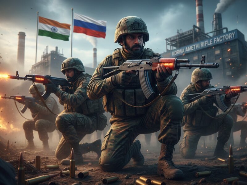 अब INSAS बनेगी इतिहास! भारत-रूस ने बनाई घातक राइफल; सेना को मिलेंगी 6 लाख AK-203