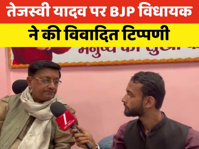 Video: 'अय्याश की तरह है जीवनशैली...', तेजस्वी यादव के लिए BJP विधायक का विवादित बयान