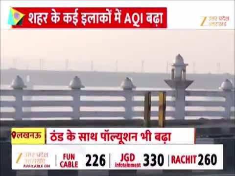 Video: लखनऊ में जहरीली हुई हवा! ठंड के साथ पॉल्यूशन बढ़ा, AQI 200-250 पार