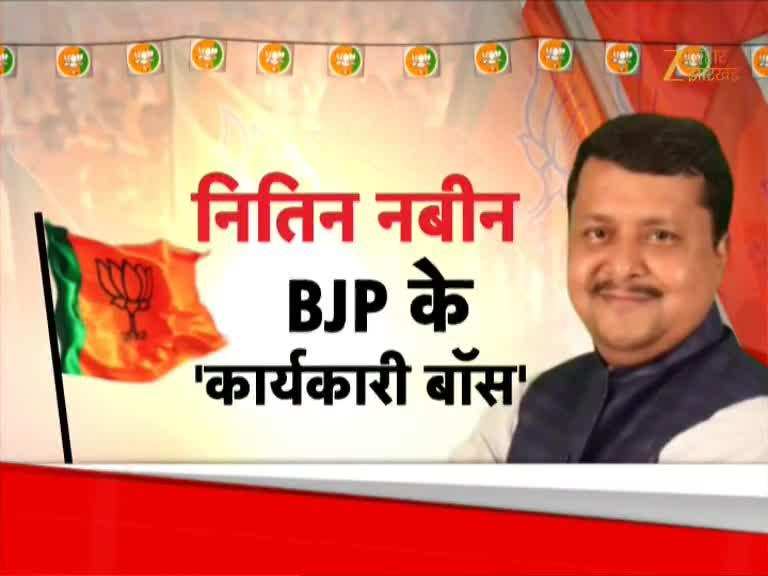 VIDEO:राष्ट्रीय कार्यकारी अध्यक्ष बनने पर नितिन नबीन का BJP ऑफिस में हुआ भव्य स्वागत