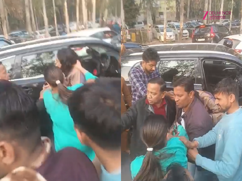 Ghaziabad: कमिश्नर ऑफिस के ठीक सामने दो महिलाओं में मारपीट, सोशल मीडिया पर वायरल हुआ वीडियो