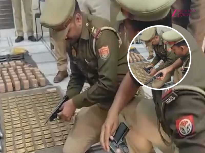 दिल्ली NCR में DCP के सामने दरोगा जी नहीं खोल पाए पिस्टल, वीडियो हुआ वायरल