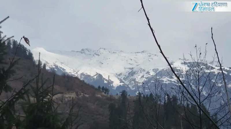 मनाली के ऊंचाई वाले इलाकों में ताज़ा बर्फबारी, पहाड़ों ने ओढ़ी सफेद चादर; देखें वीडियो
