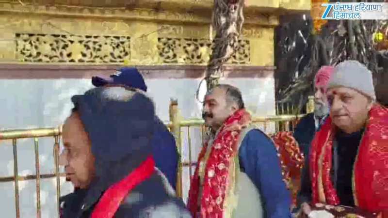 चिंतपूर्णी माता मंदिर पहुंचे पंजाब विधानसभा अध्यक्ष कुलतार सिंह संधवां, देखें वीडियो 