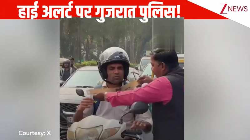 पतंग महोत्सव के दौरान हाई अलर्ट पर गुजरात पुलिस, सुरक्षा के लिए सभी नागरिकों को गिफ्ट किए नेक बैंड: VIDEO