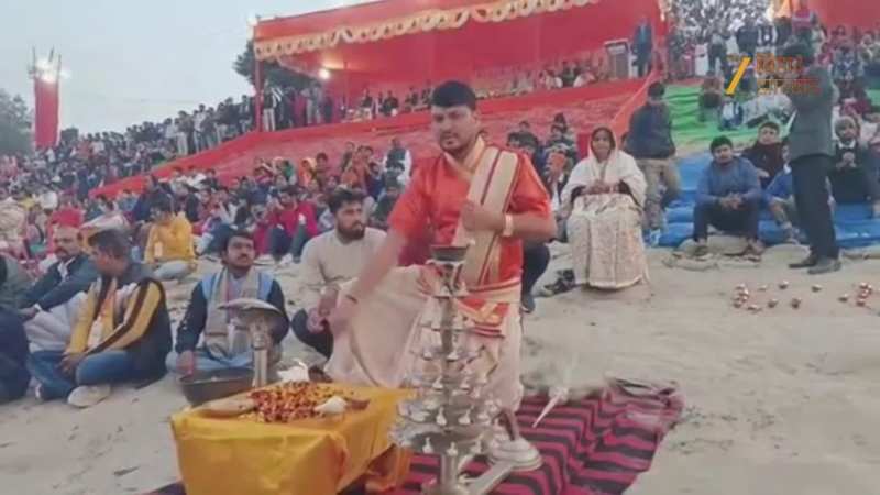 RSS के 100 वर्ष पूरे होने पर पटना में भव्य गंगा आरती, बिहार राजपाल भी हुए शामिल