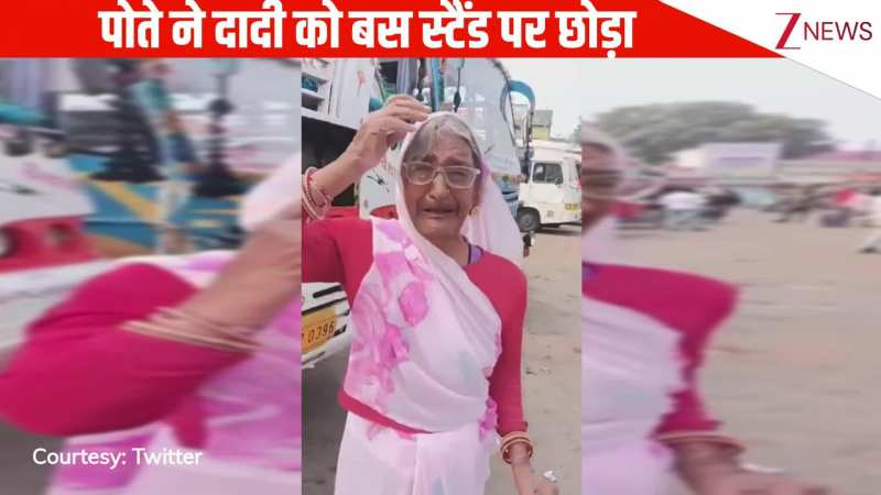 ना पालने के चक्कर में बूढ़ी दादी को अकेला बस स्टैंड पर छोड़ गया पोता, अम्मा का रो-रो कर हुआ बुरा हाल, वायरल वीडियो
