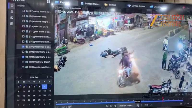 स्कूटी में भीषण टक्कर, रोहित शेट्टी की फिल्मों की तरह स्कूटी ने हवा में खाई कलाबाजी