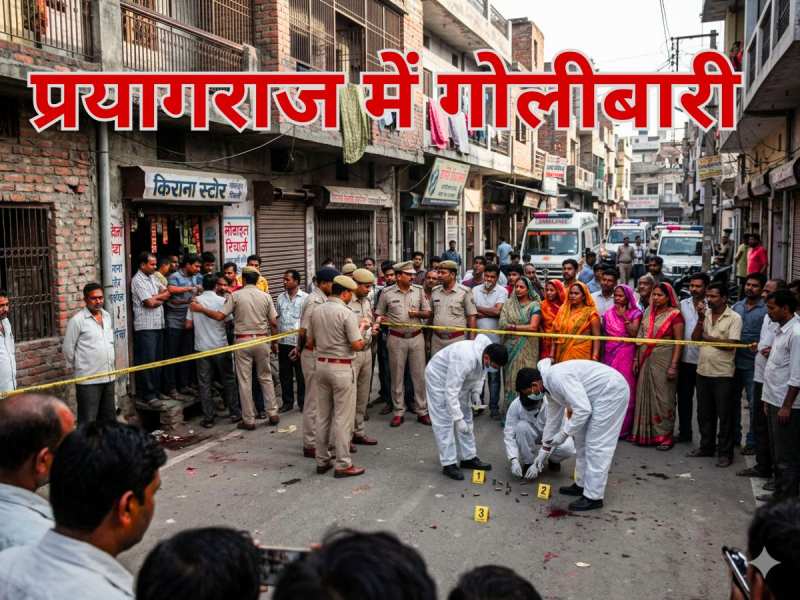 गोलियों से गूंजी संगमनगरी! दबंगों ने महिला और भतीजे को गोली मारी, इलाके में हड़कंप